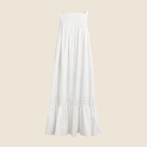 J.Crew Eloise Eyelet Inset Midi Dress